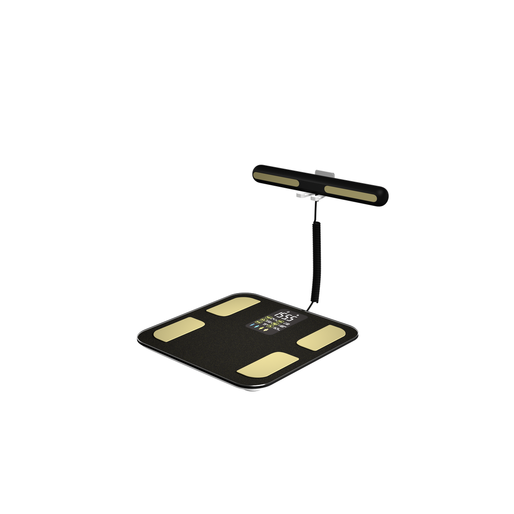 VOTRIX Digital Body Weight Fat Scale, White, 8 Electrode and Bluetooth (Copy)