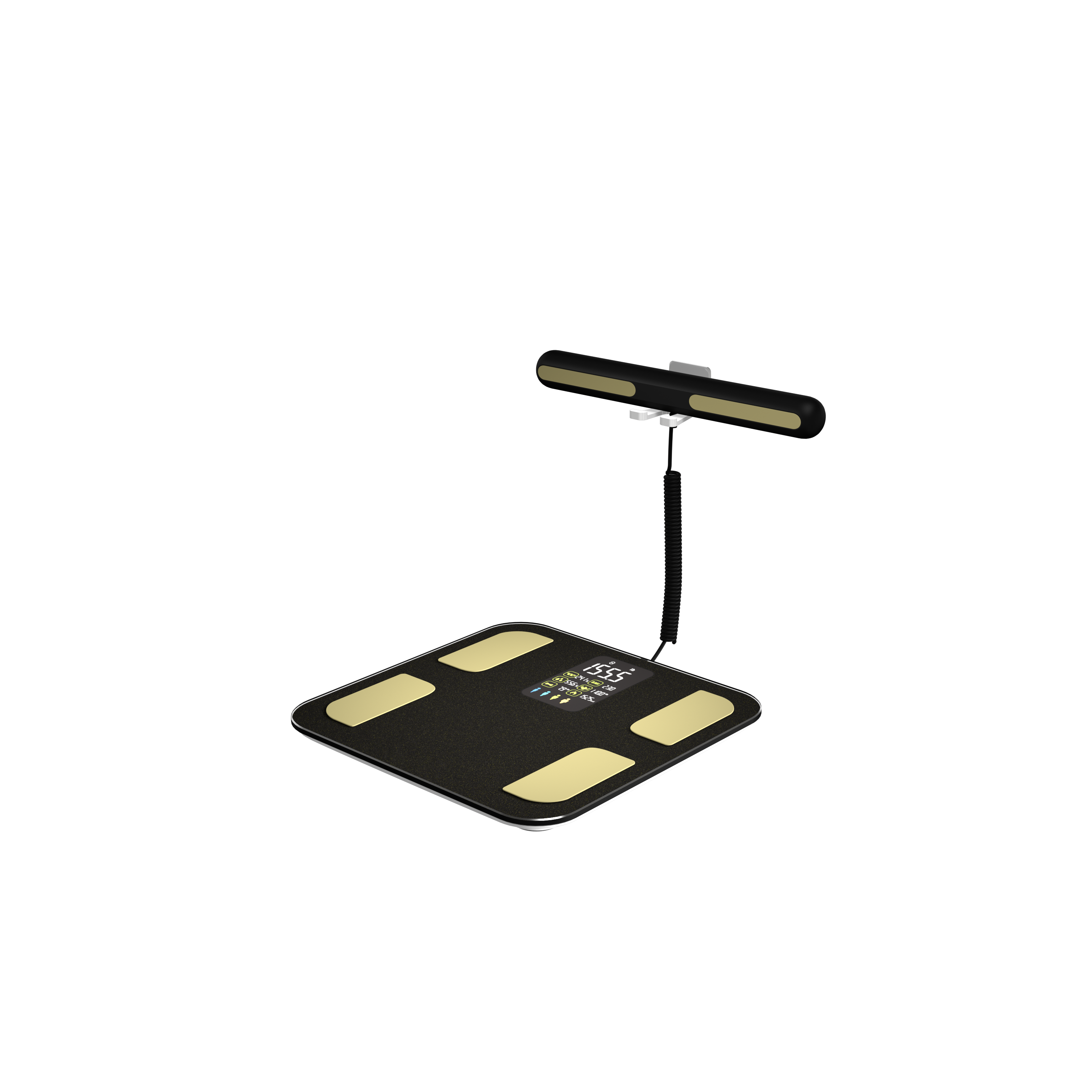 VOTRIX Digital Body Weight Fat Scale, White, 8 Electrode and Bluetooth (Copy)