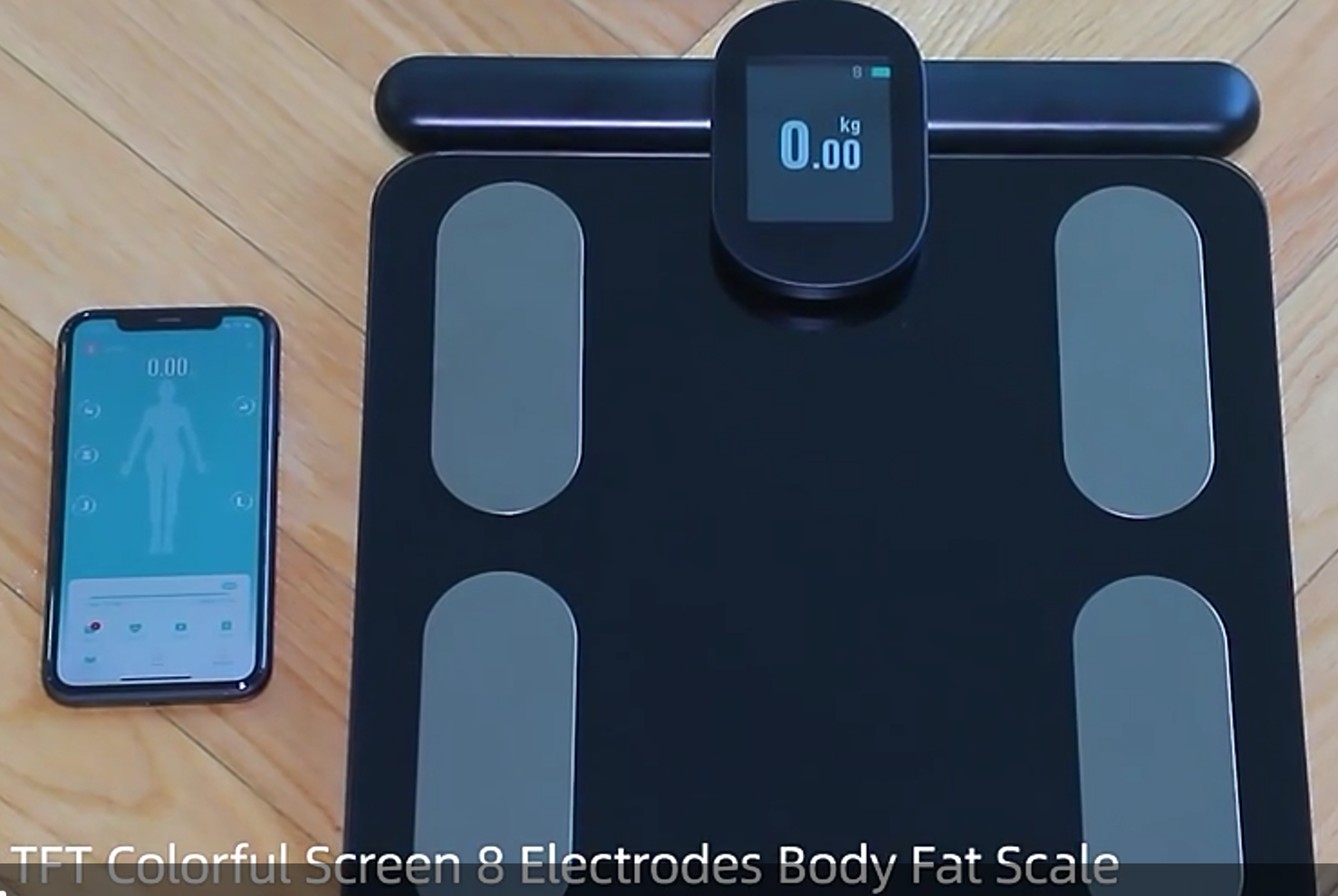 VOTRIX Digital Body Weight Fat Scale, White, 8 Electrode and Bluetooth (Copy)