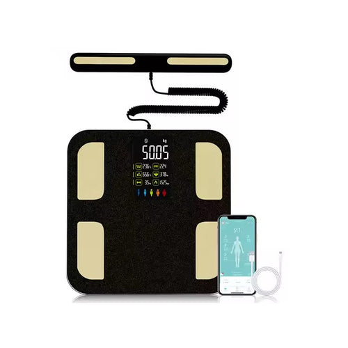 VOTRIX Digital Body Weight Fat Scale, White, 8 Electrode and Bluetooth (Copy)