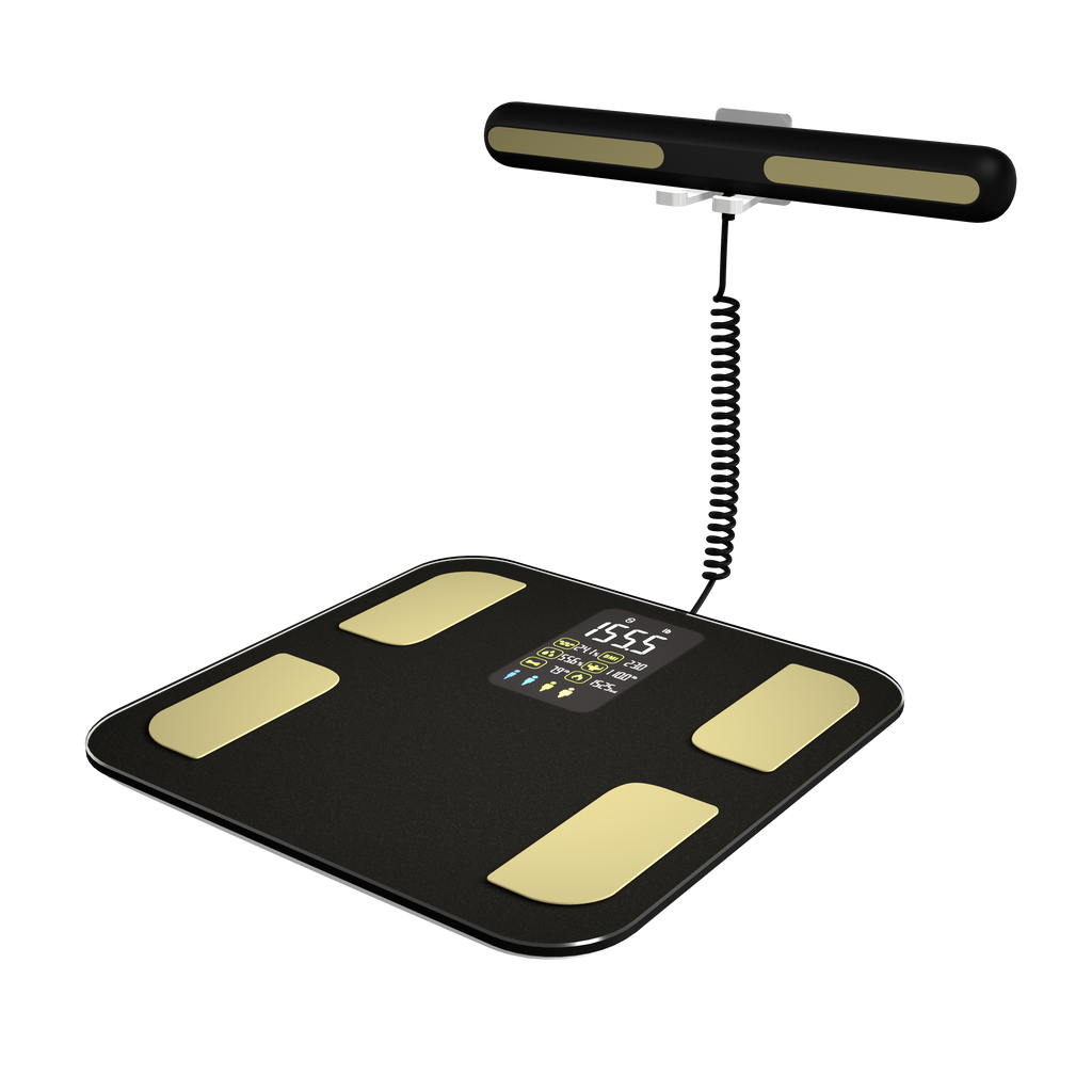 VOTRIX Digital Body Weight Fat Scale, White, 8 Electrode and Bluetooth (Copy)